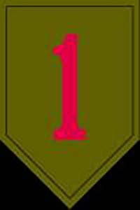 1ST INF DIV insignia