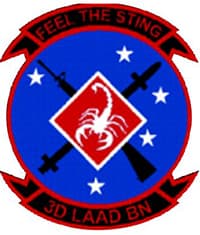 3RD LAAD BN insignia