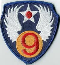 9TH AIR FORCE insignia