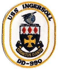 USS INGERSOLL insignia
