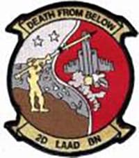 2ND LAAD BN insignia