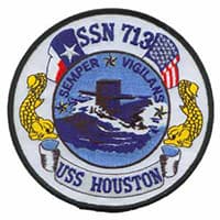 USS HOUSTON insignia