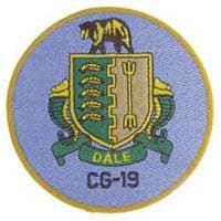 USS DALE insignia