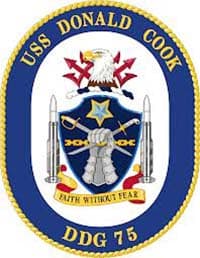 USS DONALD COOK insignia