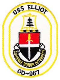USS ELLIOT insignia