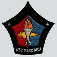 USS MARS AFS-1 insignia
