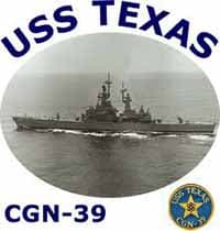 USS TEXAS insignia