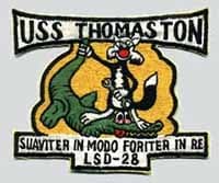 USS THOMASTON LSD-28 insignia