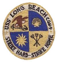 USS LONG BEACH CGN-9 insignia