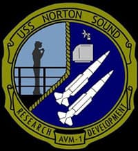 USS NORTON SOUND AVM-1 insignia