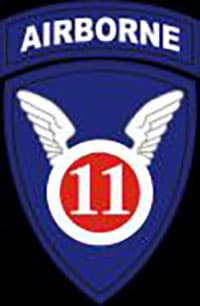 11TH AIRBORNE insignia