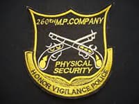 260TH MP CO insignia
