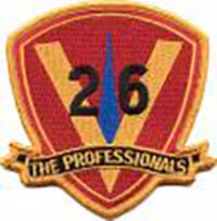 26 MARINES insignia