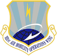 521st Air Mobility Operations Wing insignia