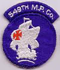 549 MP CO. insignia
