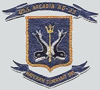 USS ARCADIA insignia