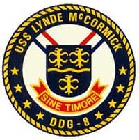 USS LYNDE MCCORMICK insignia