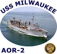 USS MILWAUKEE AOR-2 insignia