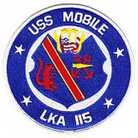 USS MOBILE LKA-115 insignia