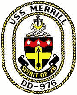 USS MERRILL insignia