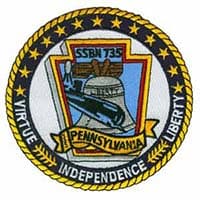 USS PENNSYLVANIA insignia