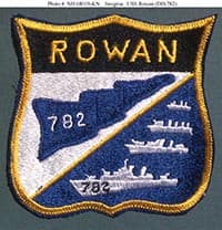 USS ROWAN insignia