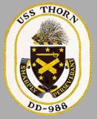 USS THORN insignia